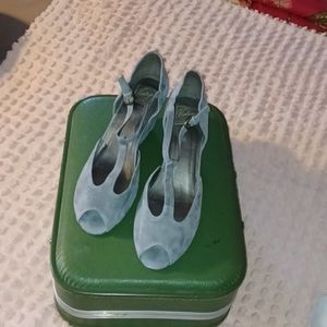 Jeffrey Campbell peep toe wedges